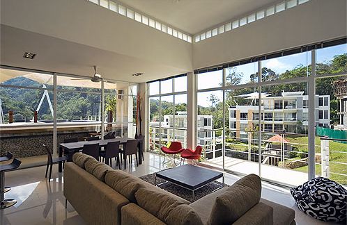 The living room