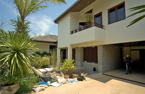 Front view with carpark