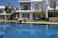The pool and villas