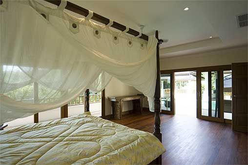 The master bedroom