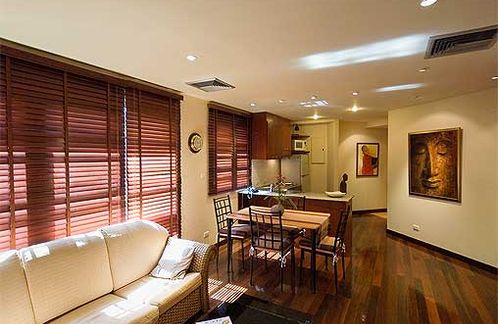 The living room