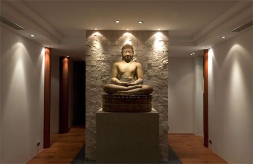 The entry hall