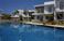 View across the pool