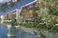 Lush tropical gardens and water features