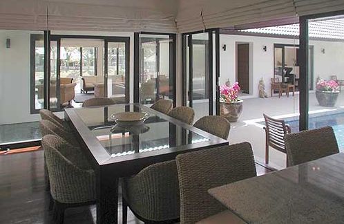 The dining room