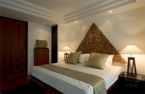 The master bedroom