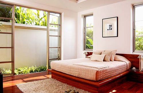 The master bedroom