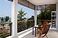 The terrace and ocean view