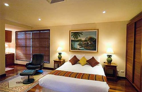 The master bedroom