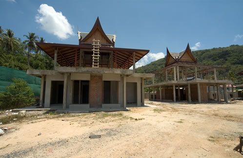 The sala of Villa A