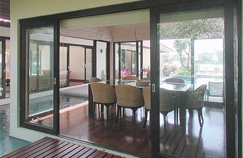 The dining room