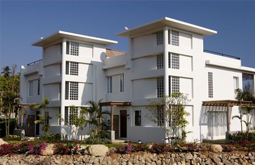 The semi-detached villas