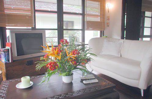 An apartment living area
