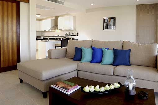 The living room