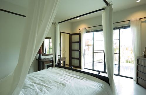 The master bedroom