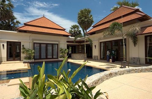 The main house