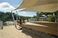 The view of the deck and shade sail