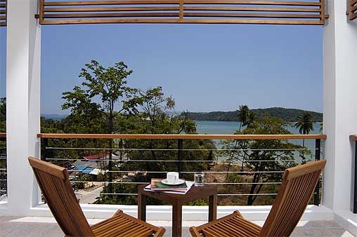 View of the terrace