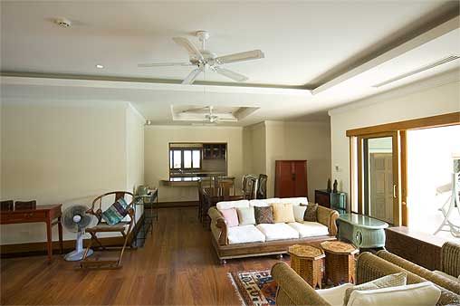 The living room