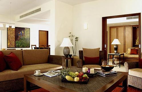 The living room