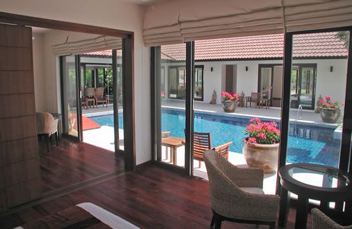 One of the dining rooms