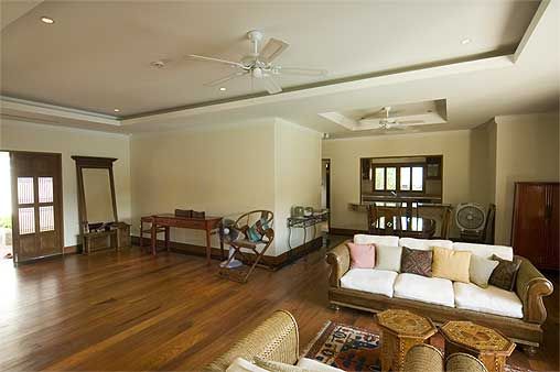 The living room