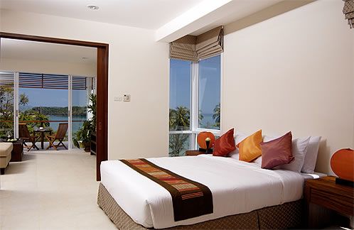 The master bedroom of a completed East Coast Ocean Villas apartment