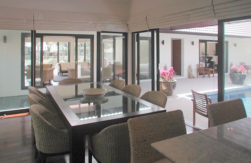 One of the dining rooms