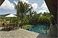 The pool and garden