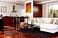 The spacious living room