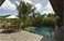 The pool and garden