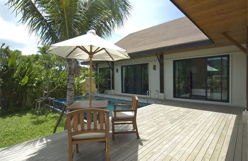 The terrace