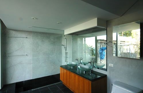 The master bedroom looking towards the terrace
