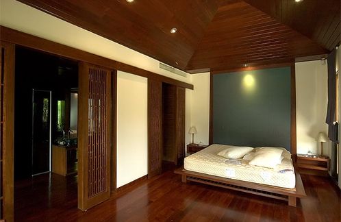 The master bedroom