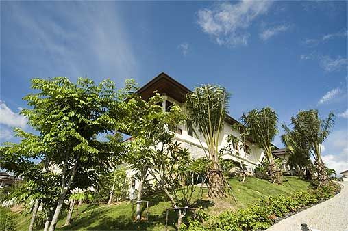 Exterior view of the villa