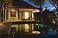 The pool at night