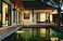 The pool at night