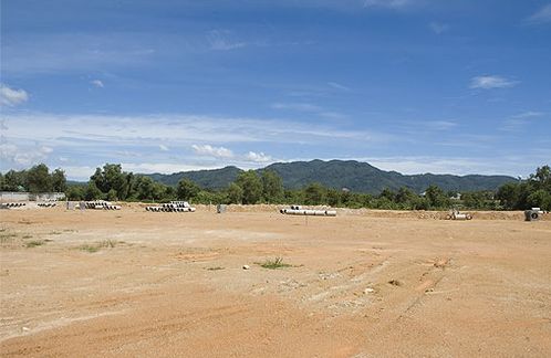 The site in June 2005