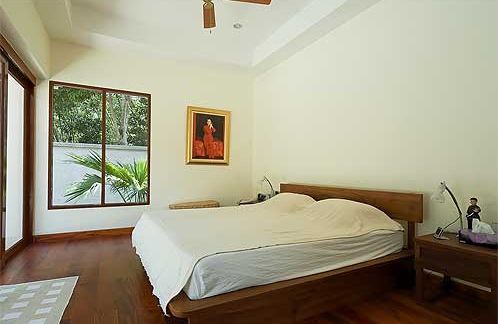 The master bedroom