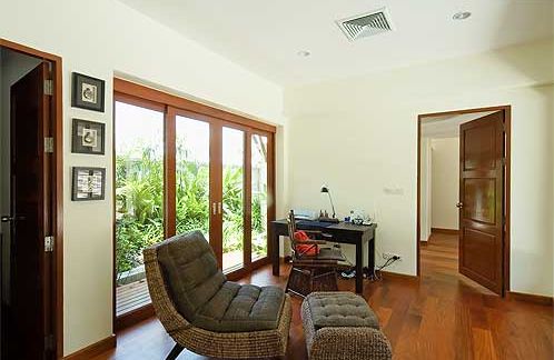 The study area of the master bedroom