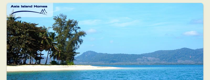 A nearby island in Phang Nga Bay