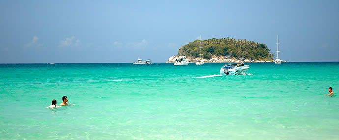 View from Kata Beach showing Kata Noi