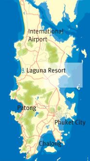 Alanna Phuket location on Phuket island