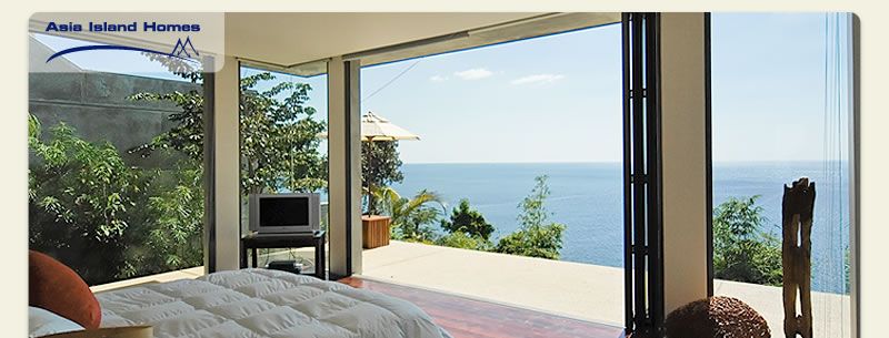 View of the master bedroom, Samsara villa