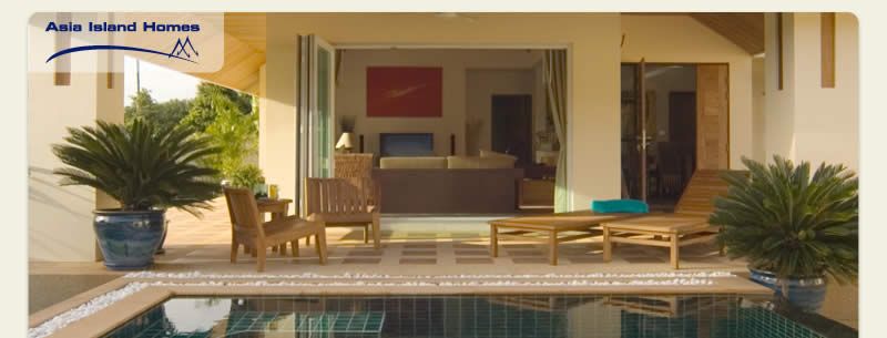 The terrace acts as a natural extension of the living room, Saowaree Villas