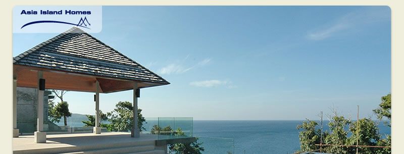 Samsara luxury villas — Asia Island Homes development on a Phuket headland overlooking the Andaman Sea