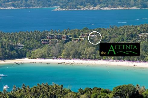 The Accenta on the Laem Sai headland between Karon and Kata beaches