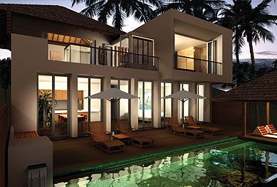 Villa exterior