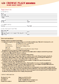 Reservation Form