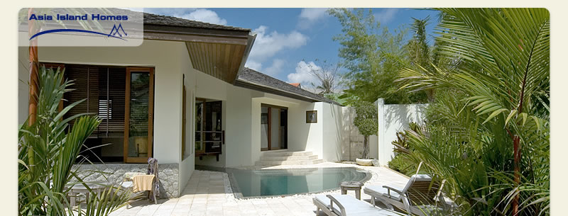 Surin Springs Villa View of pool and living room